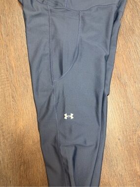 Under Armour Tech HiRise Compression Leggings Navy blue Women's large L yoga run